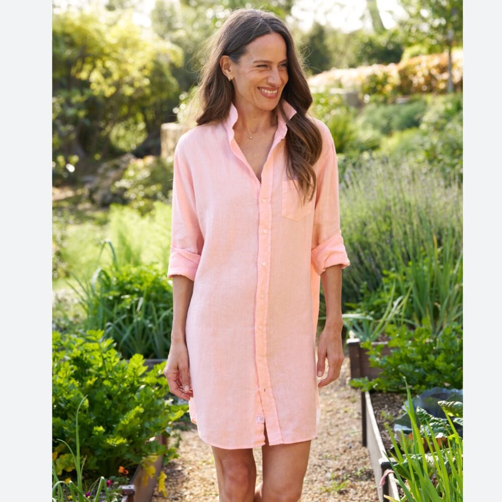 Frank & Eileen MARY Classic Shirtdress Size: S Pink